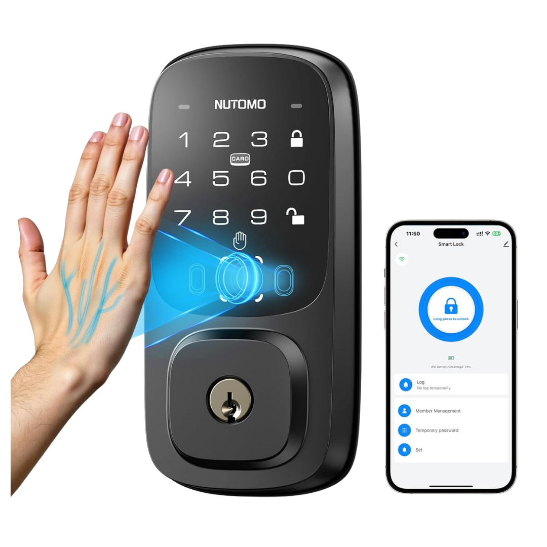 Smart Keyless Entry Door Lock And APP Remote Control