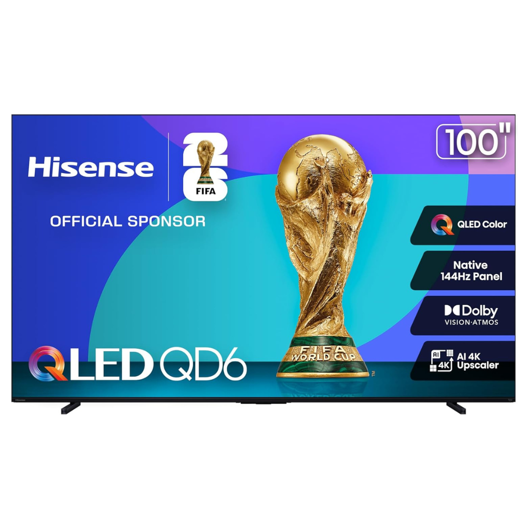 100" Hisense Class QD6 Series 4K Ultra HDR Smart QLED Fire TV