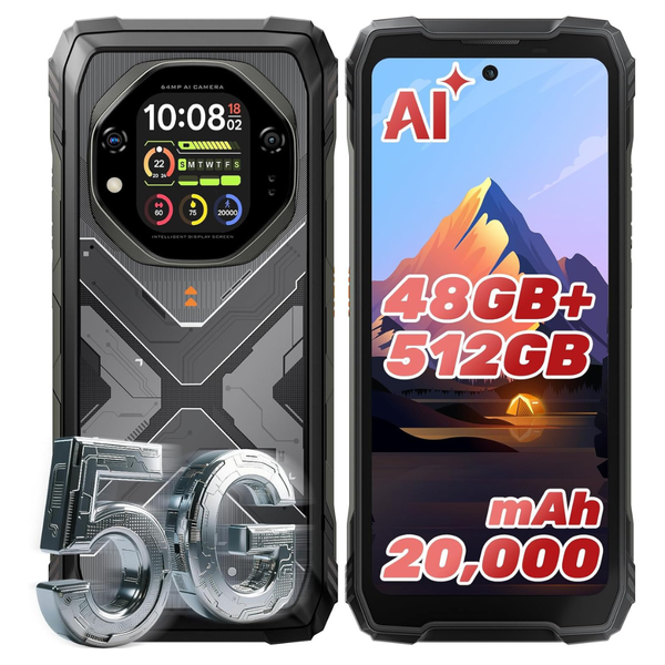 Oscal TANK 1 6.7" 512GB 5G Unlocked Rugged Android Smartphone
