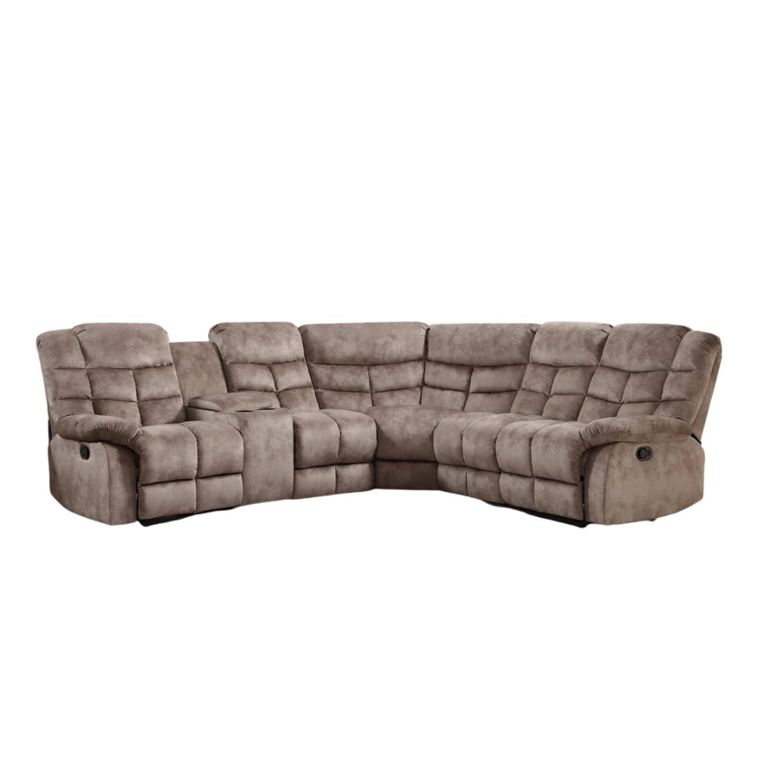 3-Piece Latitude Run Modern Soft Manual Reclining Sectional