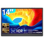 14" DHPL Portable WUXGA HDR Freesync Monitor