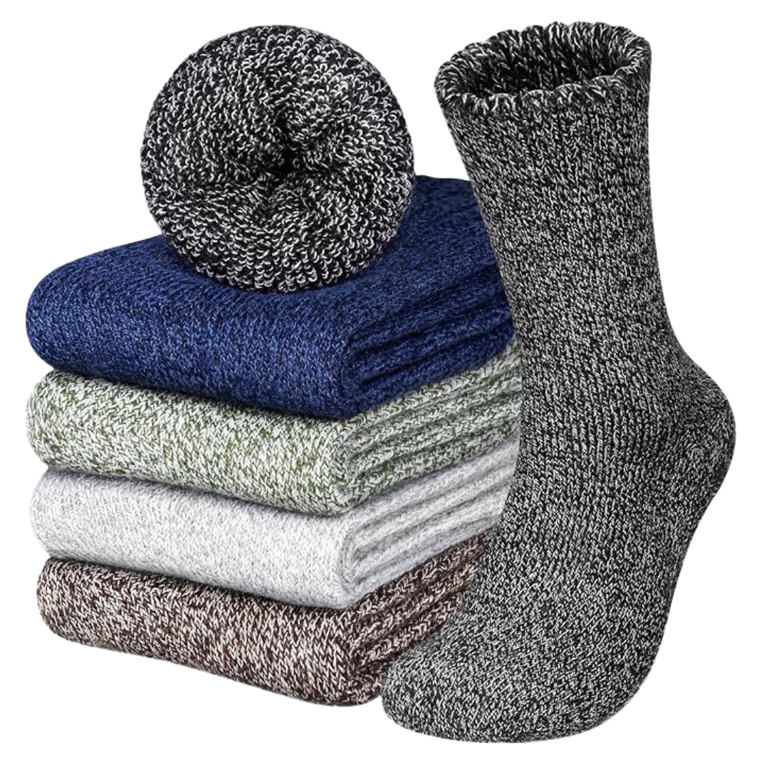 5 Pairs Merino Thermal Wool Socks