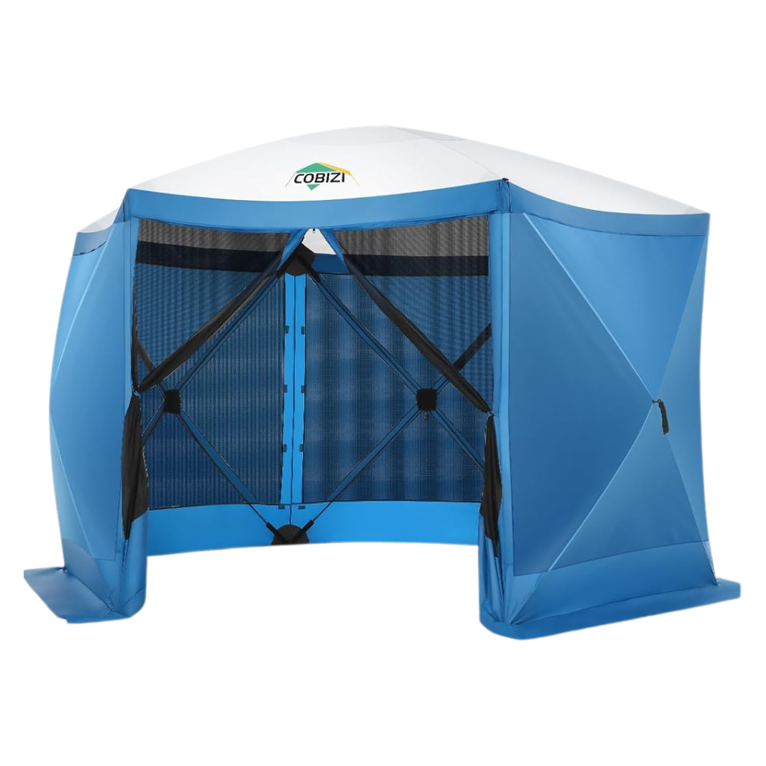 12x12-Foot Pop-Up Gazebo Tent With Mosquito Netting