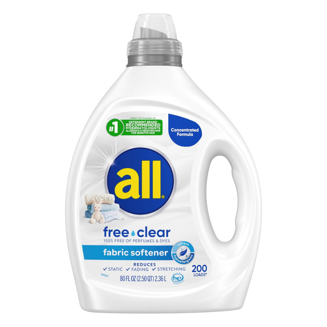 80-Oz all Free Clear Original Liquid Fabric Softener (200 Loads)