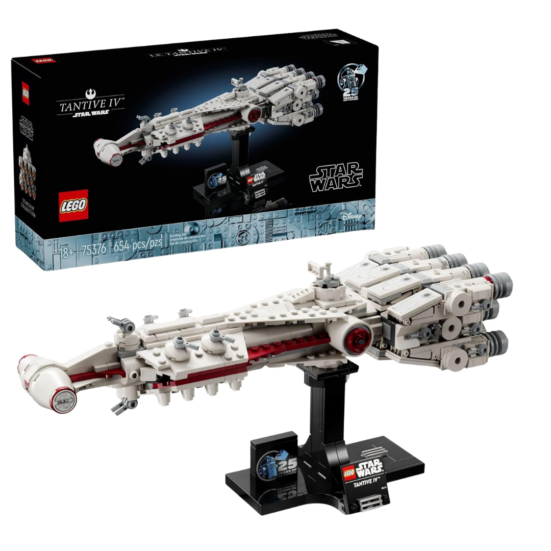 654-Piece LEGO Star Wars Tantive IV Starship Building Set (75376)