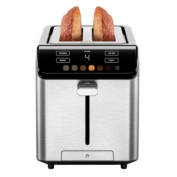 Chefman Smart Touch Stainless Steel 2-Slice Digital Toaster