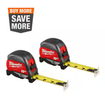2-Pack Milwaukee 25ft Compact Magnetic Tape Measure