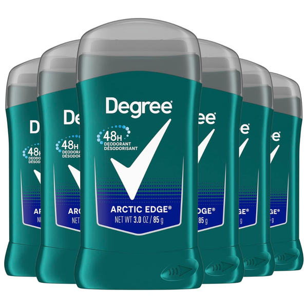 6-Pack Degree Men Original Aluminum Free Deodorant For Men, 3 Oz