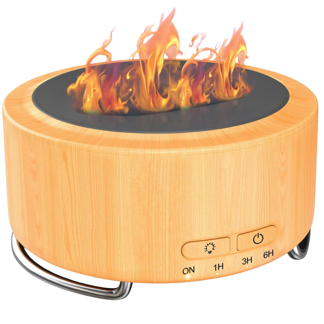 Essential Oil Aroma Diffuser With 9 Colors LED Night Light