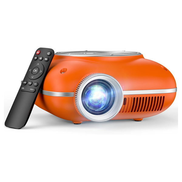 Portable 1080P Mini Projector W/ Two-Way Bluetooth