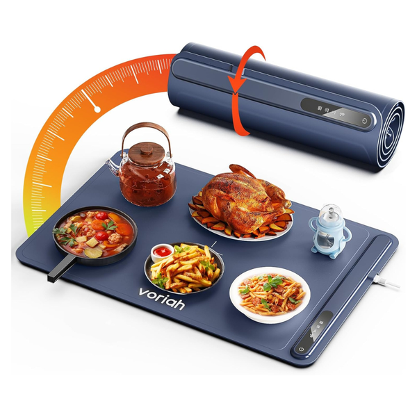Voriah Electric Food Warming Mat With 3 Temperature Settings (3 Colors)