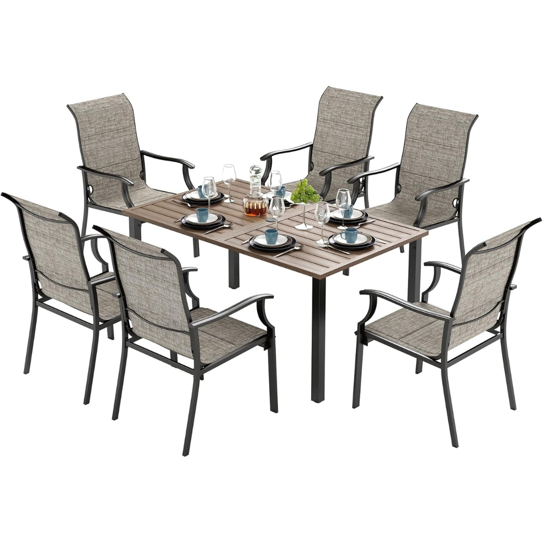 7-Piece Sunshine Valley Dining Table & Chairs Set