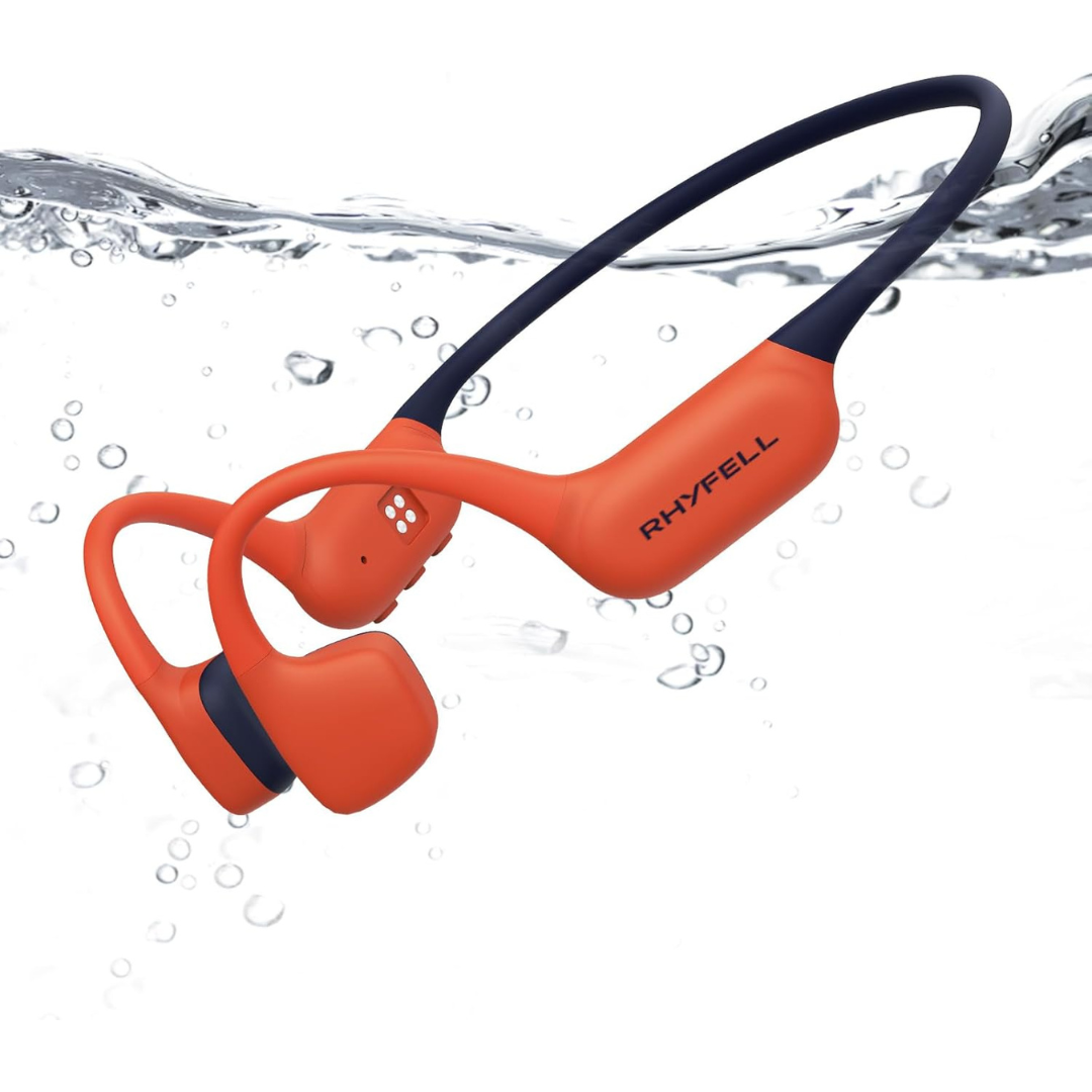 Rhyfell Bone Conduction Headphones with 32GB MP3 Storage & Bluetooth