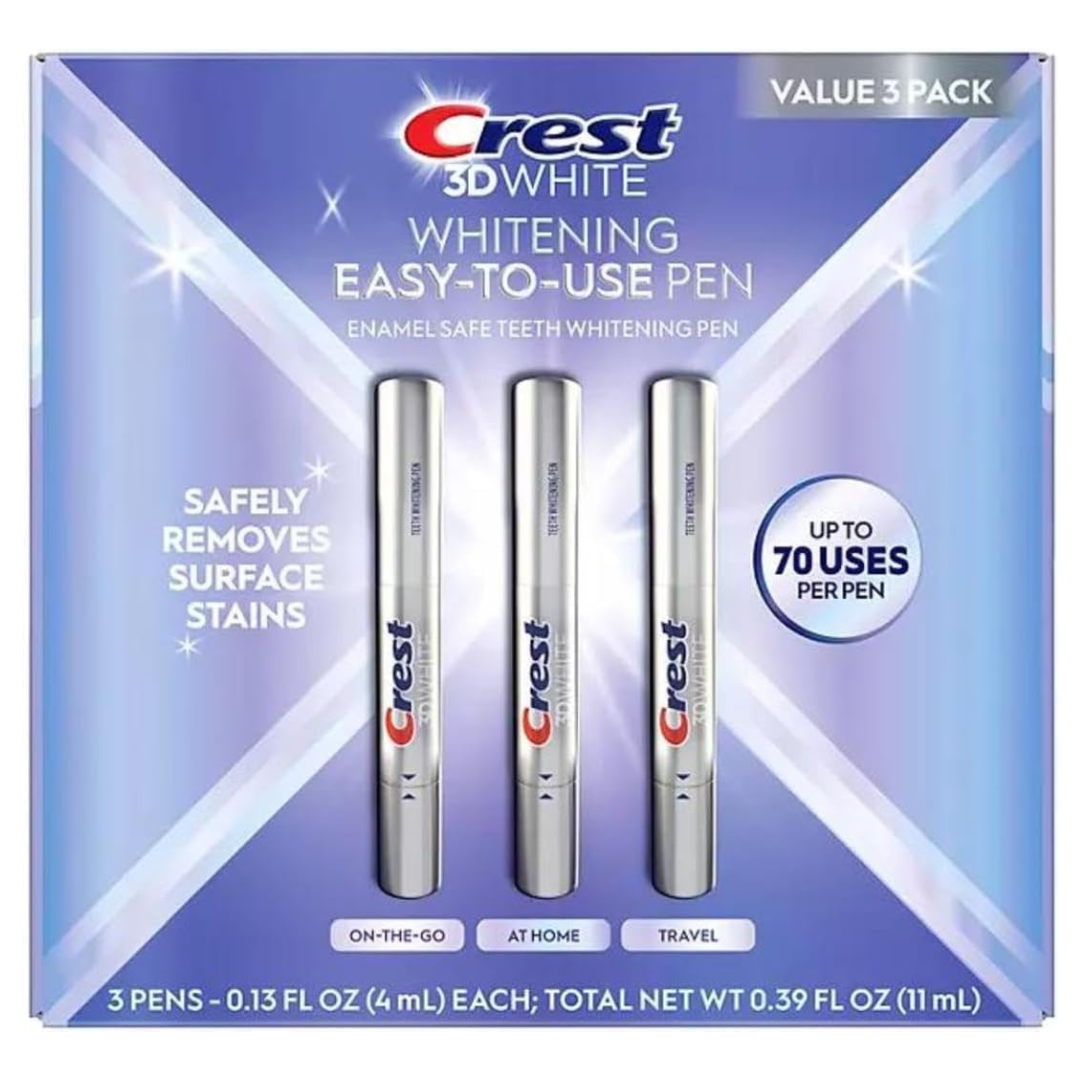 3-Pack 0.13-Oz Crest 3DWhite Enamel Safe Teeth Whitening Pens