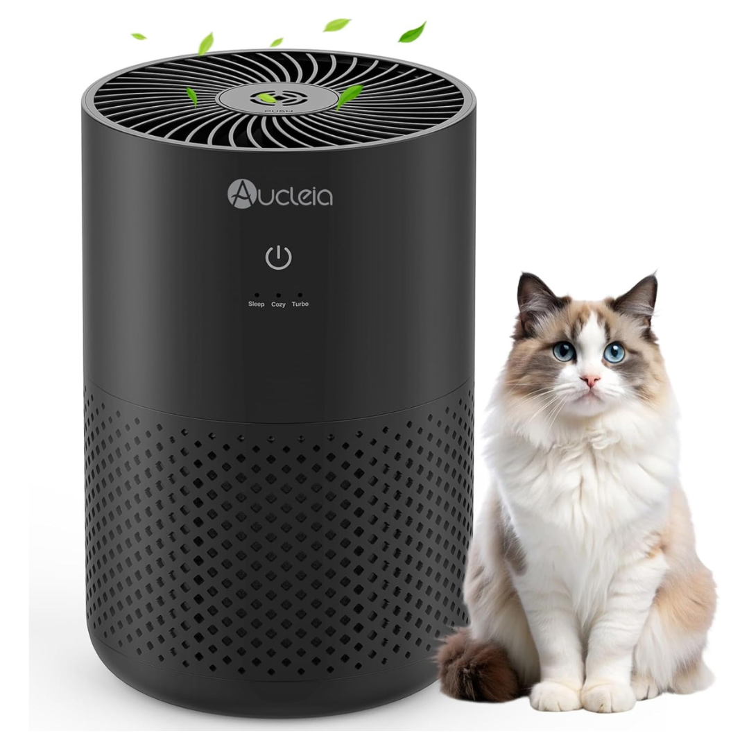 Aucleia 20dB HEPA Air Purifiers w/ Aromatherapy Function (2 Colors)