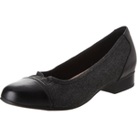 Clarks Women's Juliet Step Pump (Black Tweed Combi)
