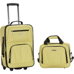 2-Piece Rockland Fashion Softside Upright Luggage Set