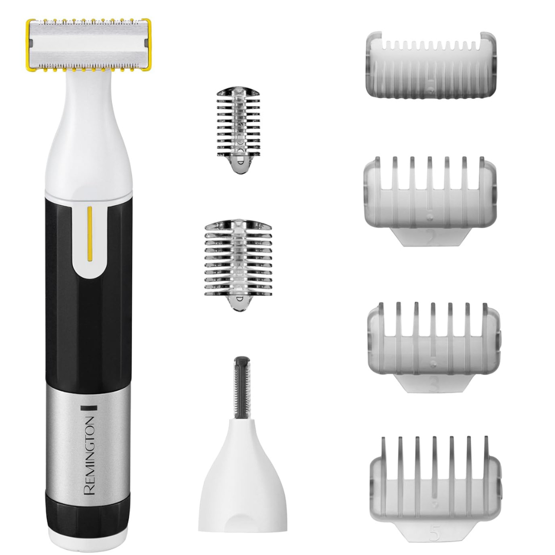 Remington Men's Omniblade Face & Body Shaver W/7 Attachments