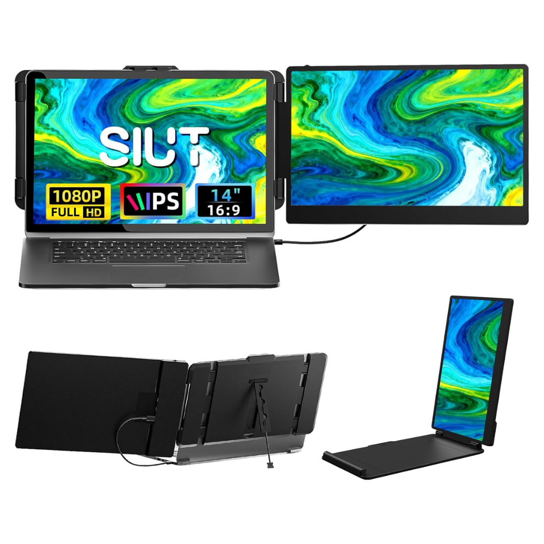 14" FHD IPS 1080P Dual Portable Monitor Extender