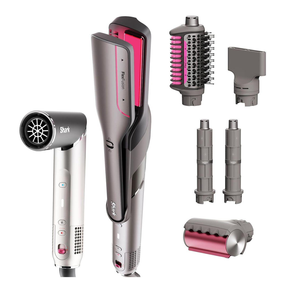 Shark FlexFusion Hair Straightener & Powerful Hair Dryer
