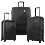 3-Piece American Tourister Groove Hardside Luggage Set (Black)