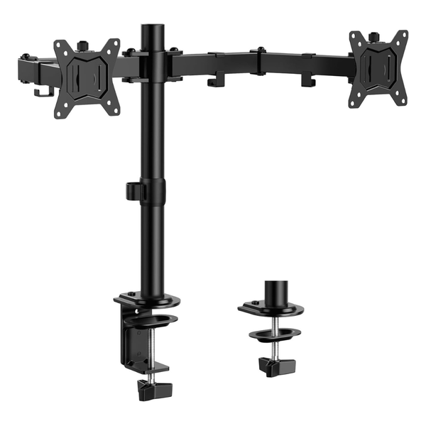 ErGear Adjustable Heavy Duty Dual Monitor Desk Mount For 13" - 32" Screens