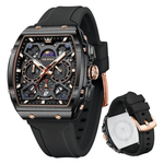 Square Men's Fashion Military Sport Big Face Chronograph Watches (Various)