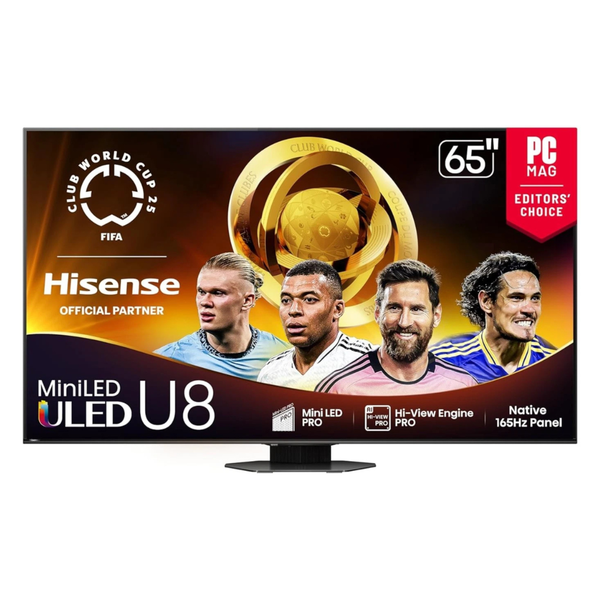 65" Hisense 65U8QG 4K Ultra HD Smart MiniLED ULED Google TV (2025)