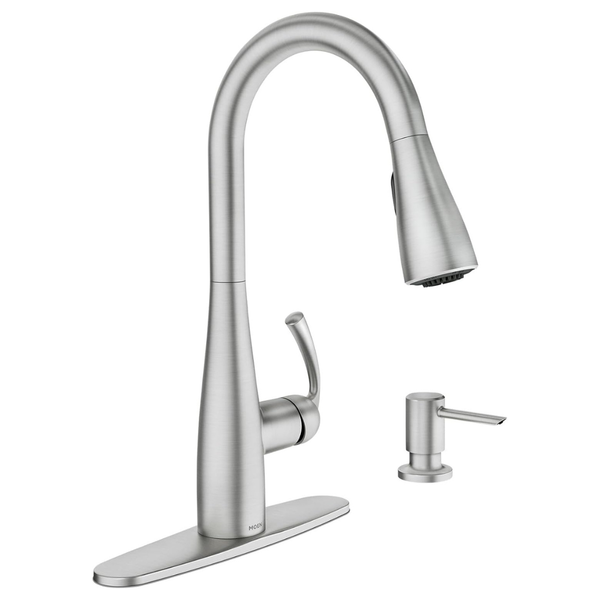 Moen Essie Pull-down Kitchen Faucet With Soap Dispenser