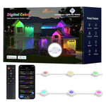 100ft Olivilily Permanent Outdoor Lights With 60 LEDs Smart RGB