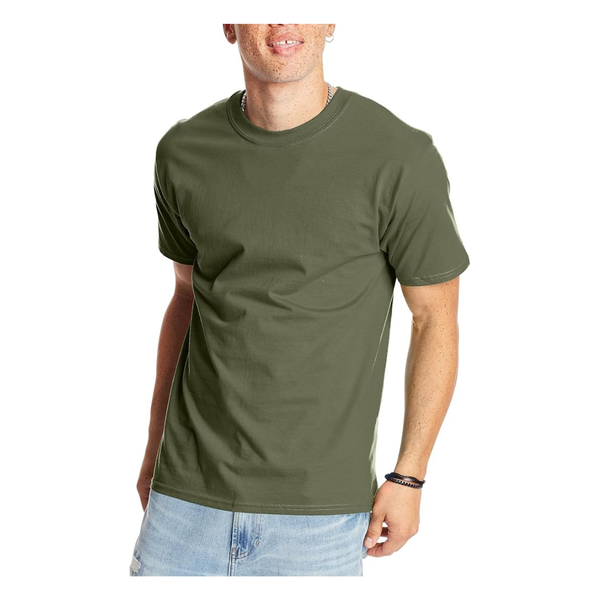 Hanes Men's Beefy-t Heavyweight Cotton T-Shirt (Various Sizes)