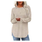 Women's Loose Fit Dressy Crewneck Pullover Sweater