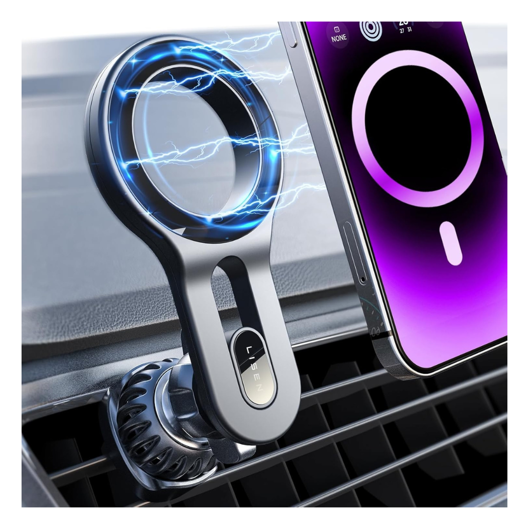 MagSafe Car Air Vent Phone Holder With Strong Magnetic Clip