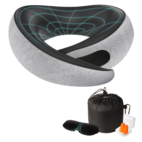 360º Ergonomic Memory Foam Travel Neck Pillow
