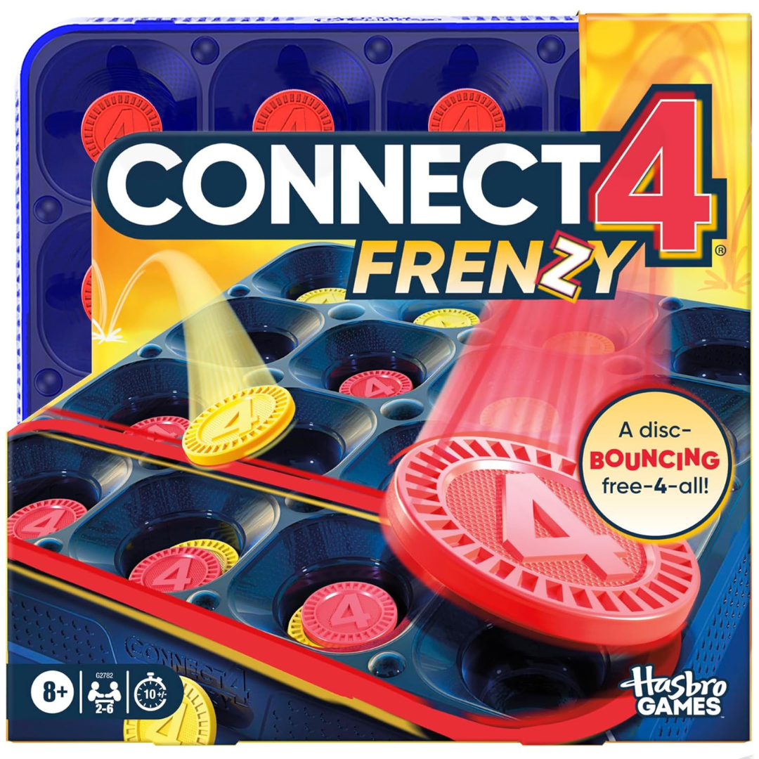 Hasbro Gaming Portable Connect 4 Frenzy Game