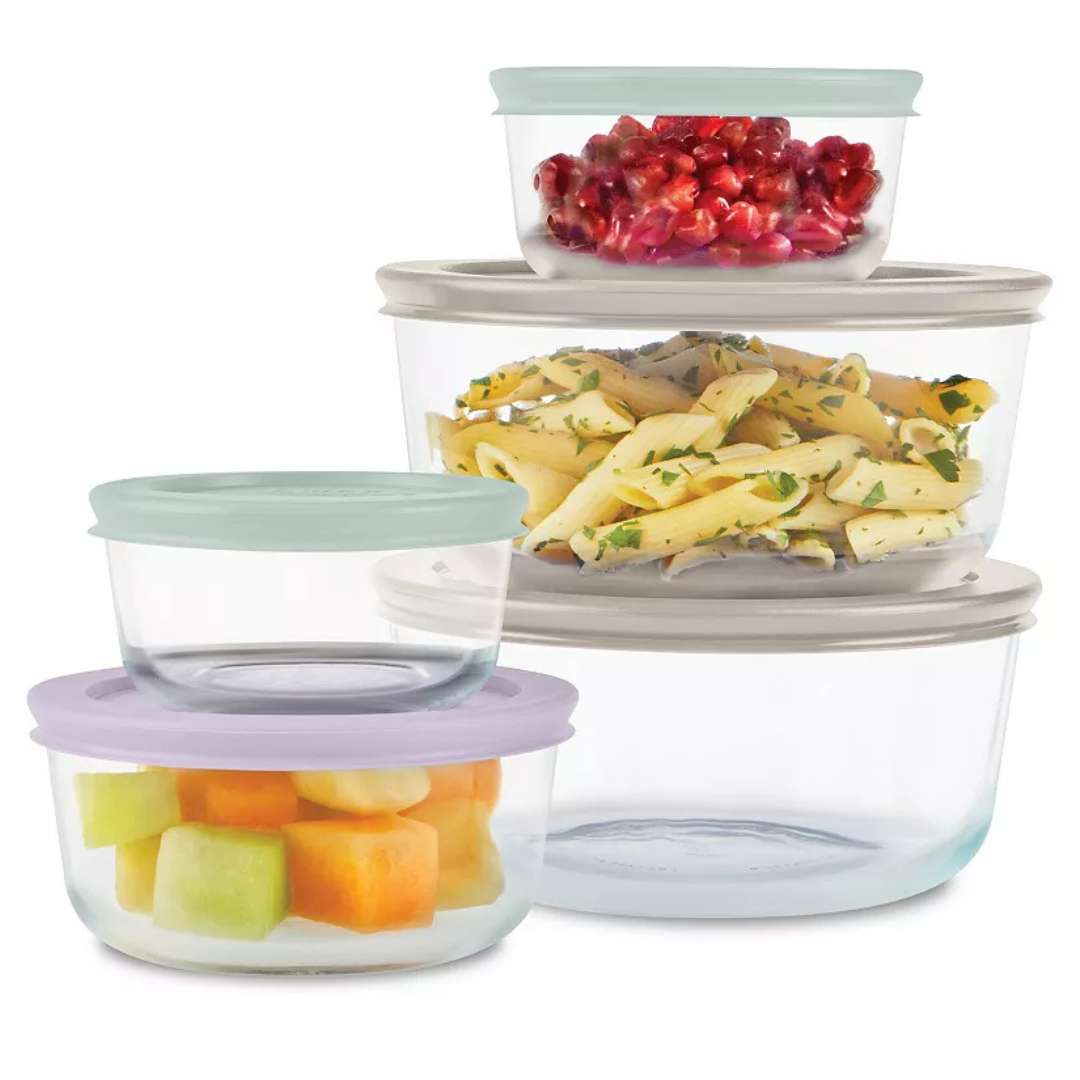 10-Piece Pyrex Simply Store Glass Storage Container Set