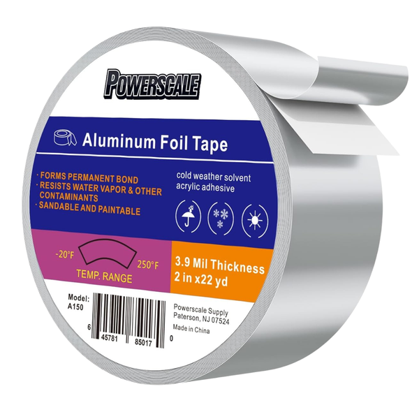PowerScale 2'' x 66ft Aluminum Foil Duct Tape