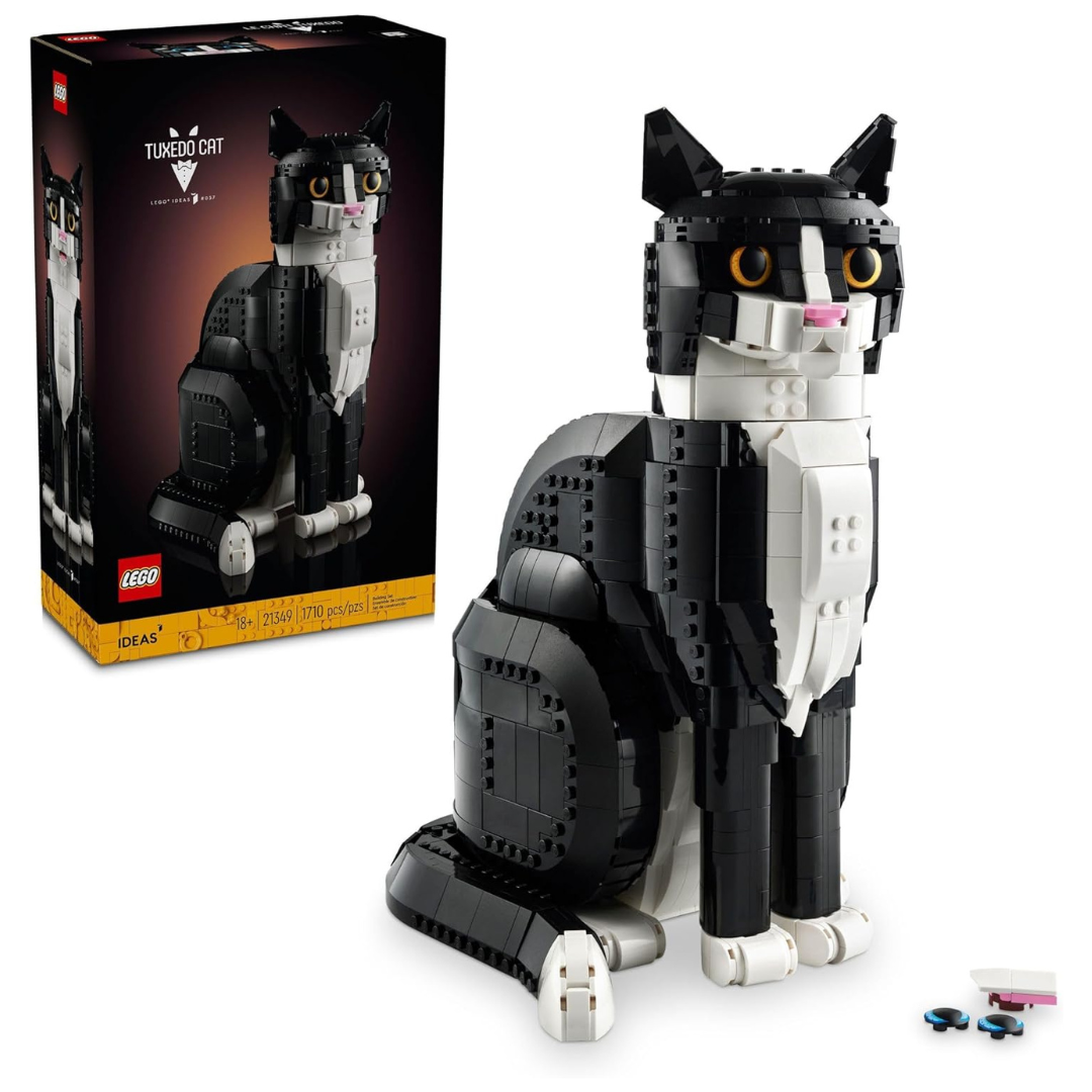 1710-Piece LEGO Ideas Tuxedo Cat Building Toy Sets