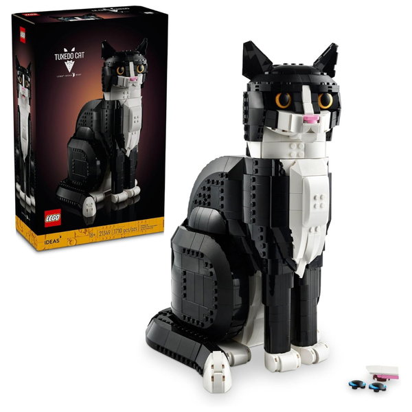 1710-Piece LEGO Ideas Tuxedo Cat Building Toy Sets