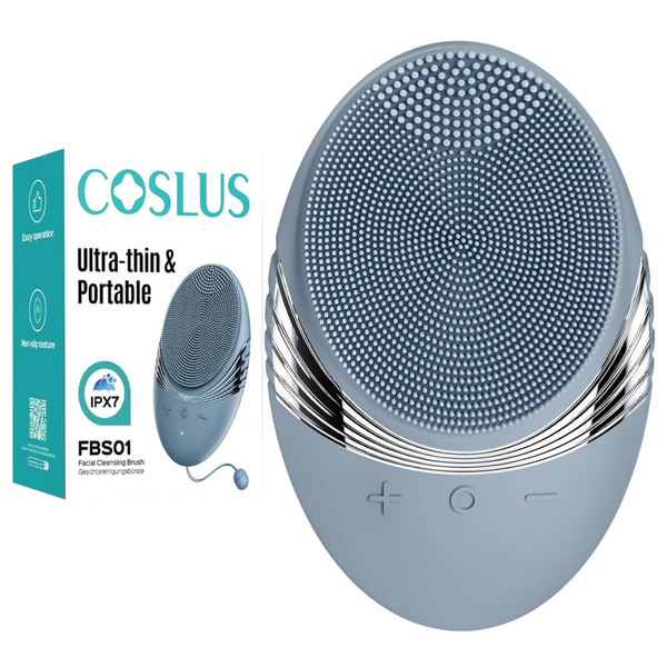 COSLUS Men's Silicone Facial Cleansing Brush W/ 5 Modes