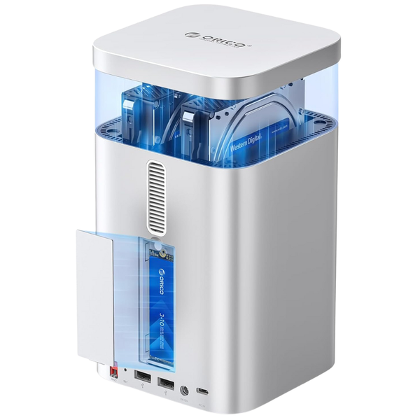 ORICO MiniTower 2-Bay RAID Enclosure For NVMe SSD