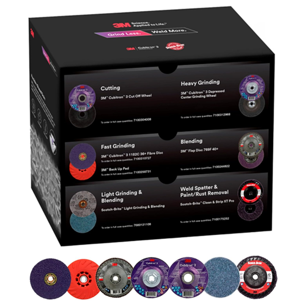 16-Piece 3M 4-1/2" Grind Less Weld More Promo Kit