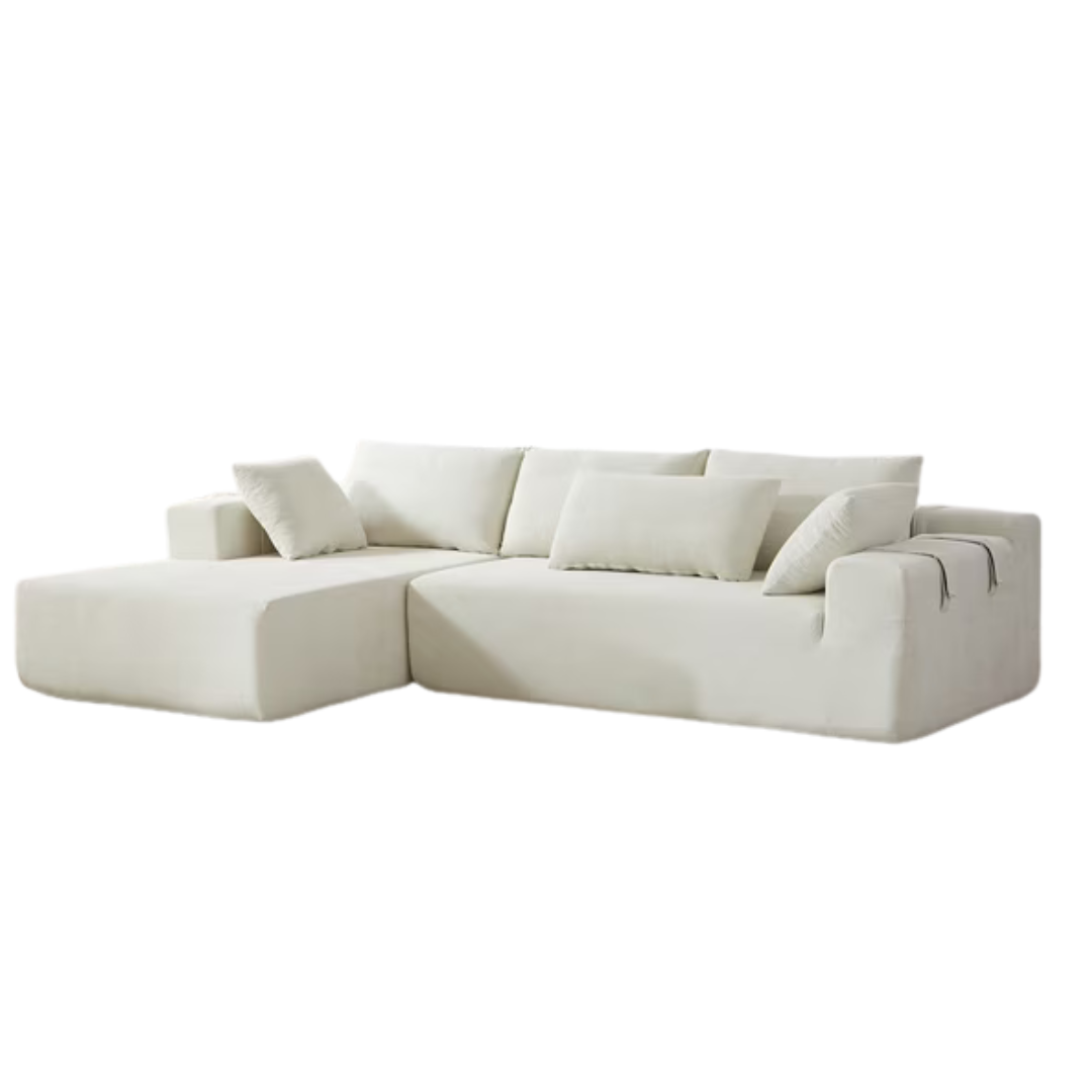 LLappuil Modular 108" L-Shaped Sectional Sofa (4 Colors)