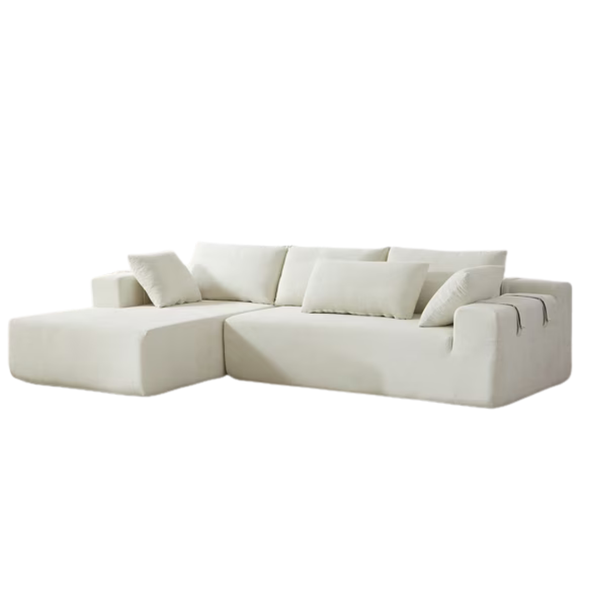 LLappuil Modular 108" L-Shaped Sectional Sofa (4 Colors)