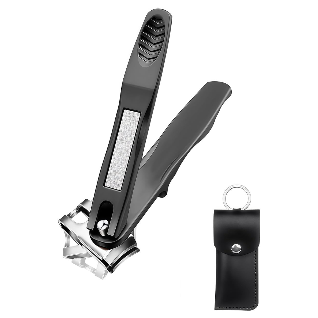 360 Degree Rotating Long Handle Fingernail Clipper (2 colors)