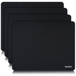 4-Pack 11" x 8.6" Ultra-Smooth Non-Slip Rubber Base Mouse Pad