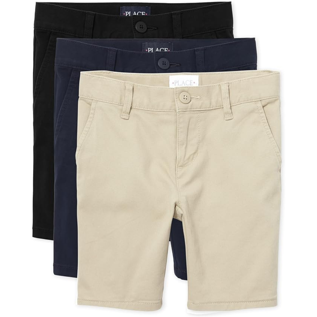 3-Pack The Children's Place Girl's Chino Shorts