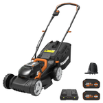 WORX WG779 40V 14" Cordless Lawn Mower Kit