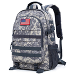 Waterproof Camo Backpack With USB Charging Port