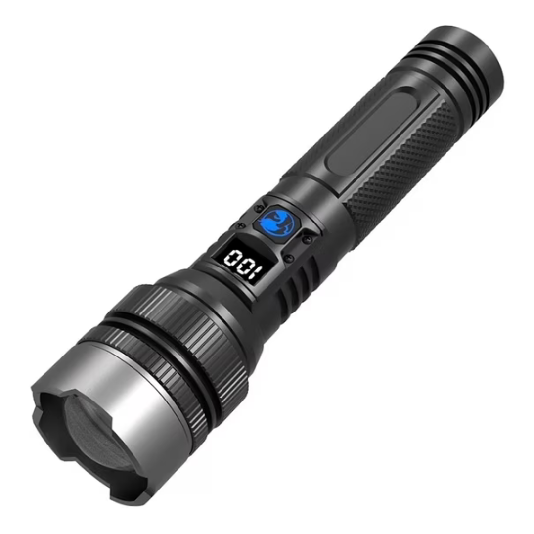 150000 Lumens Super Bright USB Rechargeable Powerful Flashlight